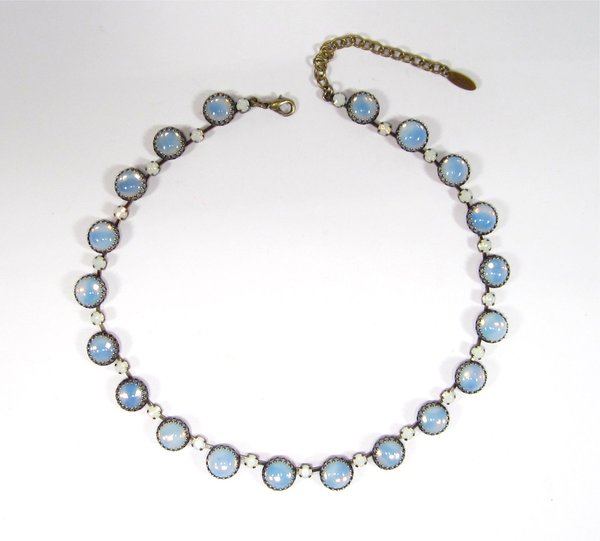 Collier vintage 1960´s sabrina blue opal