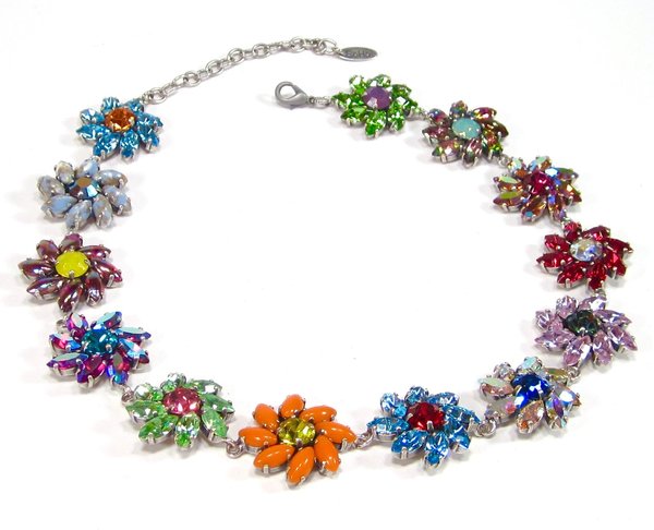 Halskette flora multicolor